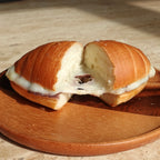 Mochi and Red Bean Paste Salt Bread