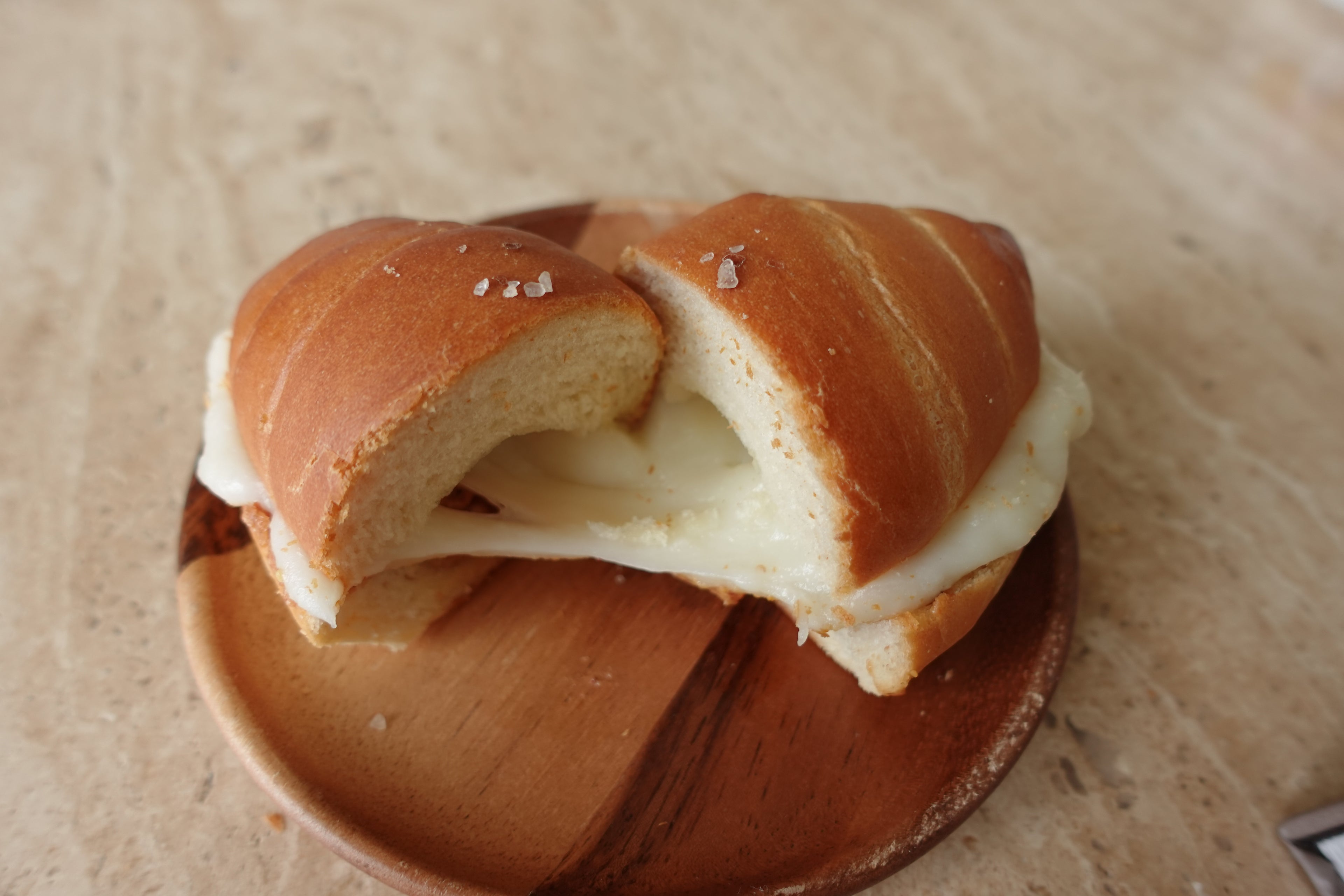 Mochi and Peanut Butter Salt Bread