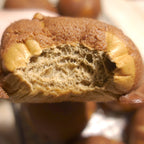 Mocha Bagel with Chocolate Crumble